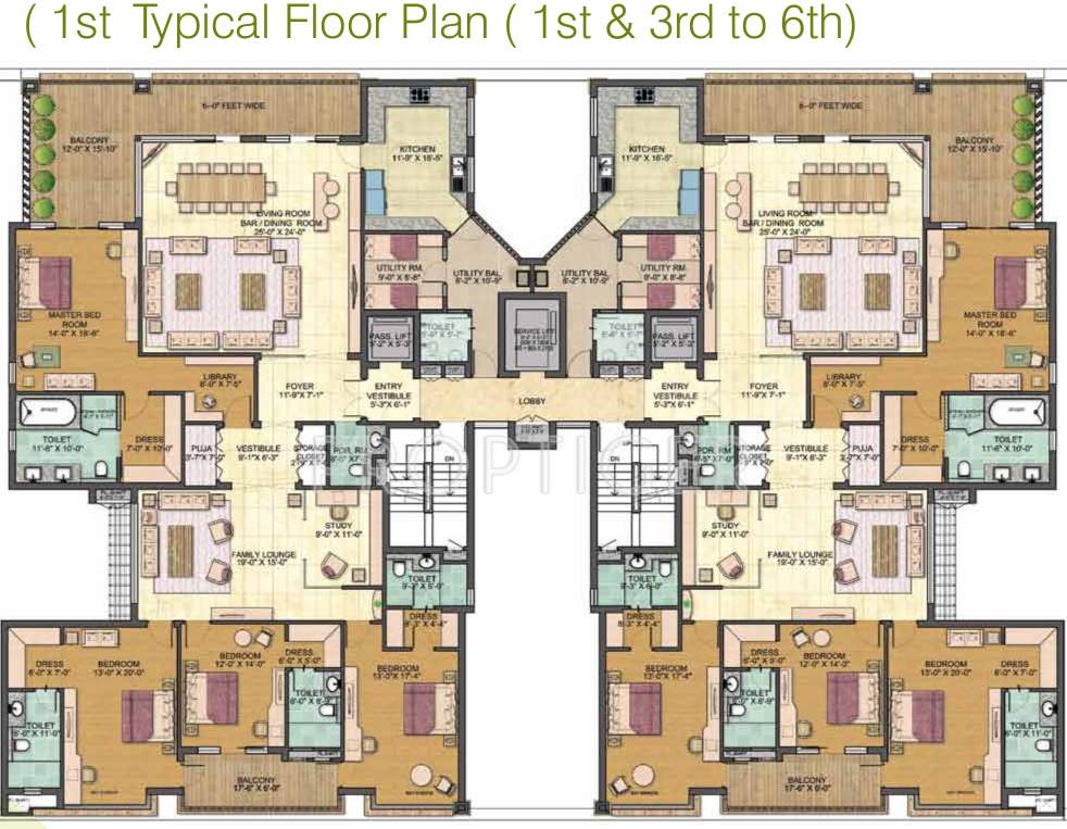 Images for Cluster Plan of Jaypee Pebble Court