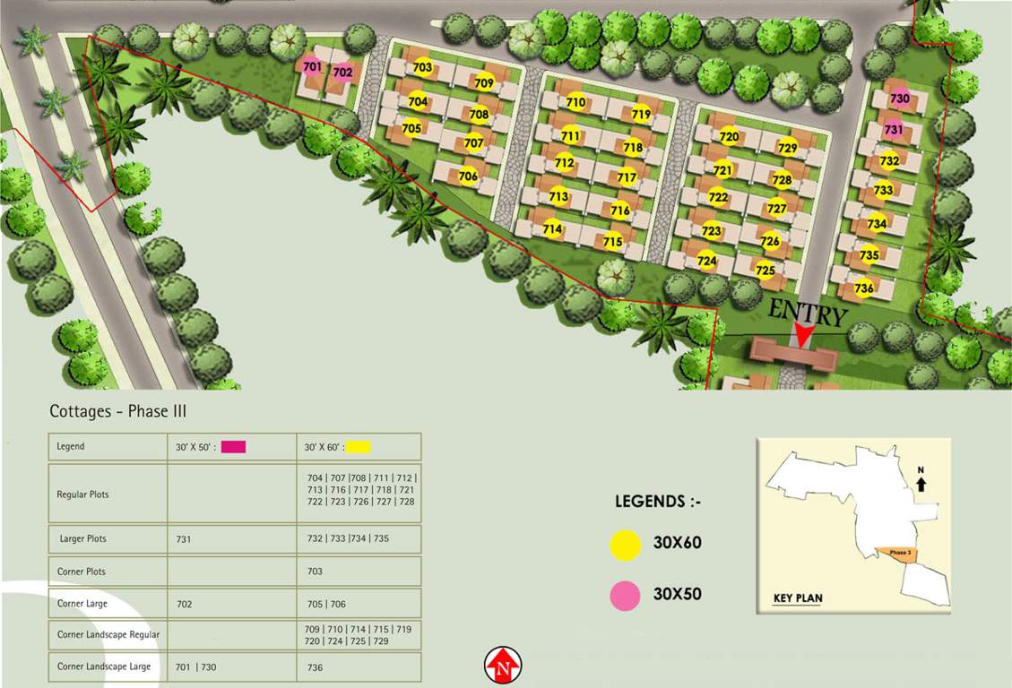  cottages Images for Layout Plan of Hiranandani Cottages
