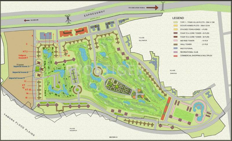 Images for Site Plan of Jaypee The Kalypso Court