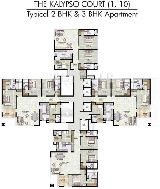 Images for Cluster Plan of Jaypee The Kalypso Court