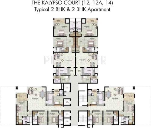 Images for Cluster Plan of Jaypee The Kalypso Court