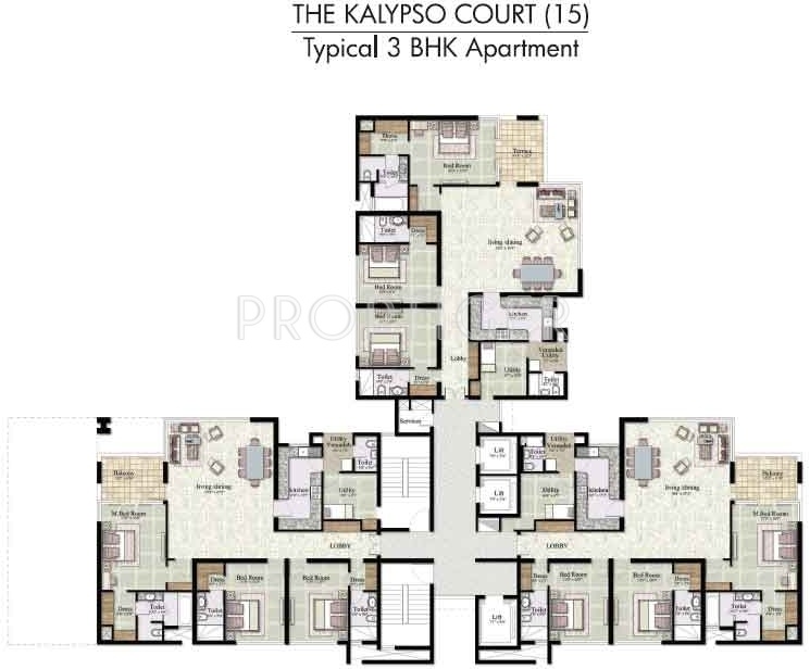 Images for Cluster Plan of Jaypee The Kalypso Court