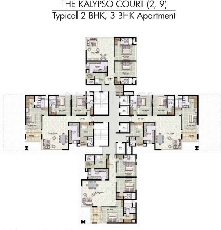Images for Cluster Plan of Jaypee The Kalypso Court