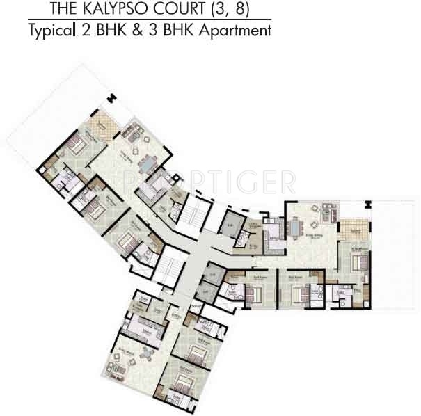 Images for Cluster Plan of Jaypee The Kalypso Court