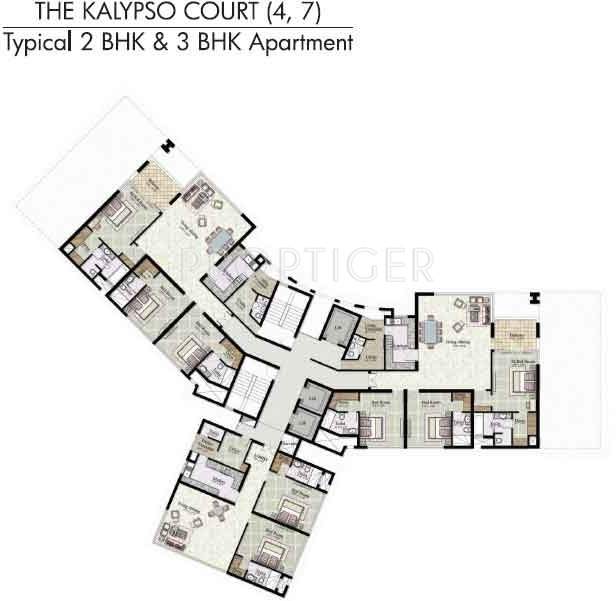 Images for Cluster Plan of Jaypee The Kalypso Court
