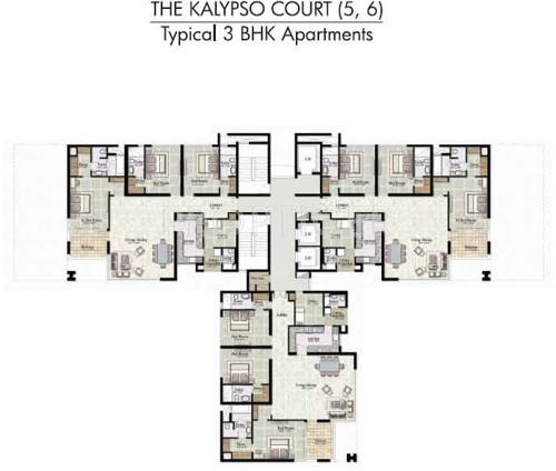 Images for Cluster Plan of Jaypee The Kalypso Court