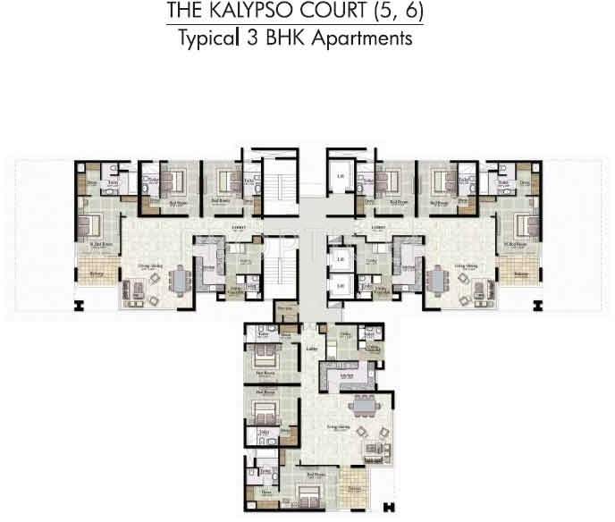 Images for Cluster Plan of Jaypee The Kalypso Court