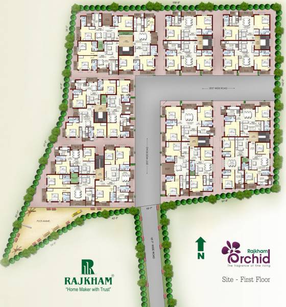 Images for Cluster Plan of Rajkham Orchid Images for Cluster Plan of Rajkham Orchid