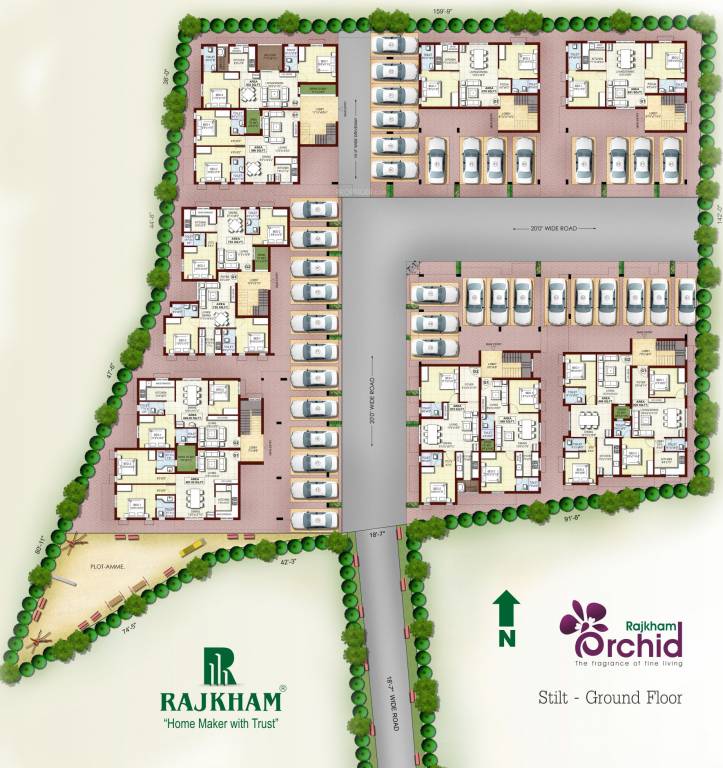 Images for Cluster Plan of Rajkham Orchid