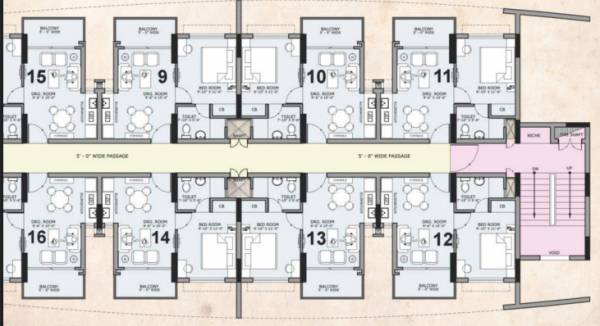  casa-grande-2 Block A1 Cluster Plan