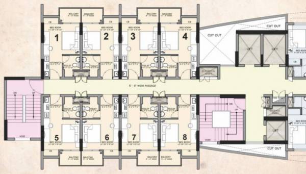  casa-grande-2 Block A1 Cluster Plan