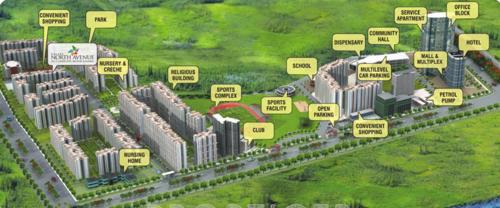  north-avenue-1 Images for Master Plan of Galaxy North Avenue 1