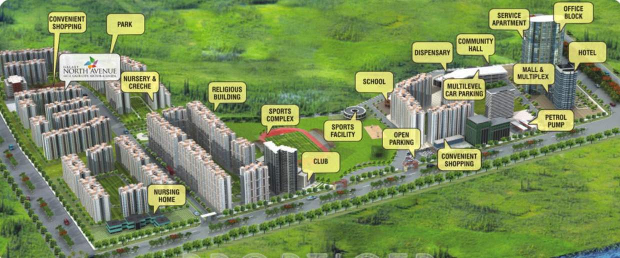  north avenue 1 Images for Master Plan of Galaxy North Avenue 1