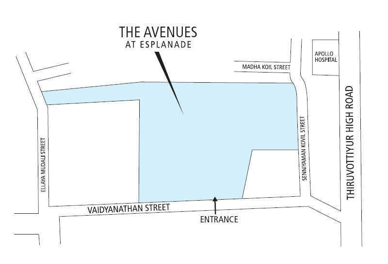 the avenues Location Plan