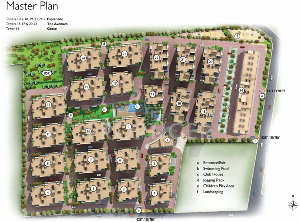 Images for Master Plan of Emaar India The Avenues