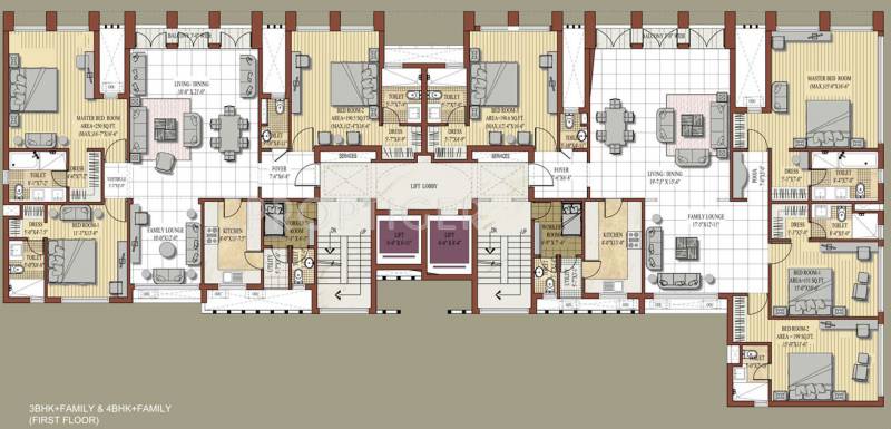 Images for Cluster Plan of Jaypee Knights Court