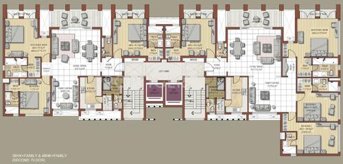Images for Cluster Plan of Jaypee Knights Court