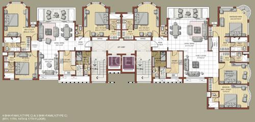 Images for Cluster Plan of Jaypee Knights Court