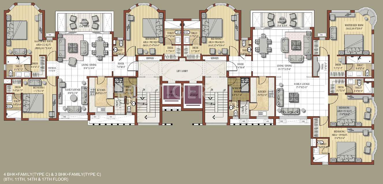Images for Cluster Plan of Jaypee Knights Court