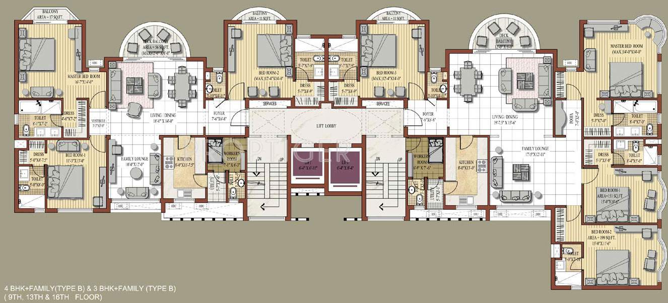 Images for Cluster Plan of Jaypee Knights Court
