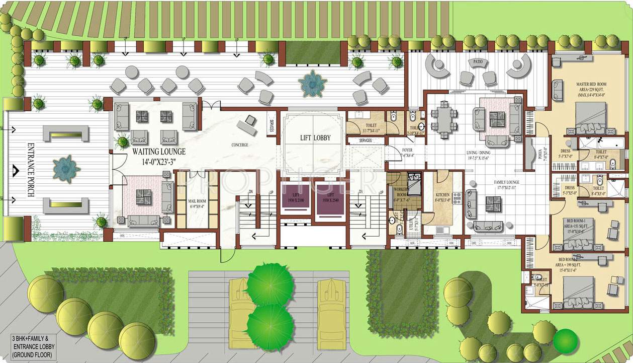 Images for Cluster Plan of Jaypee Knights Court