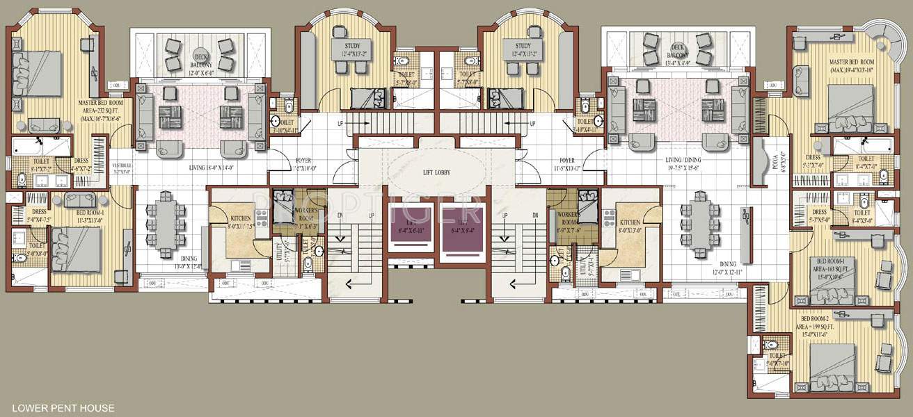 Images for Cluster Plan of Jaypee Knights Court