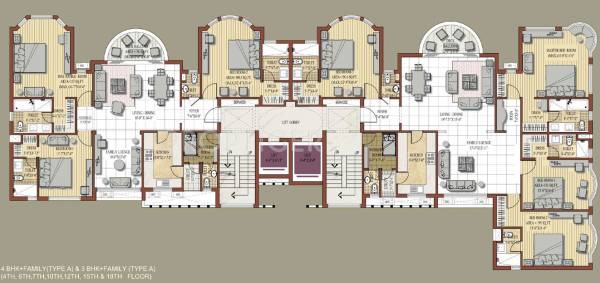 Images for Cluster Plan of Jaypee Knights Court