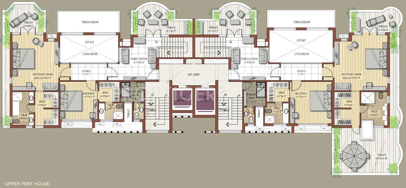 Images for Cluster Plan of Jaypee Knights Court