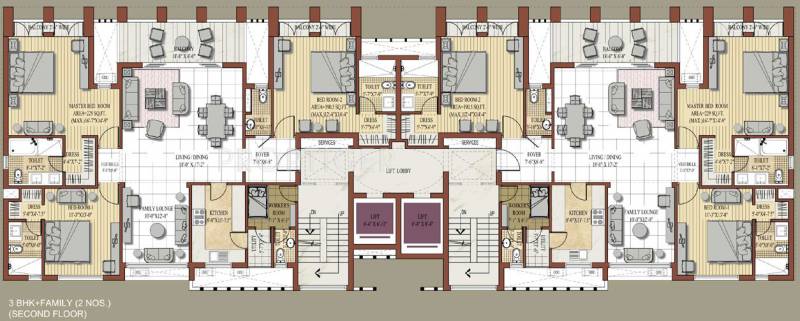 Images for Cluster Plan of Jaypee Knights Court