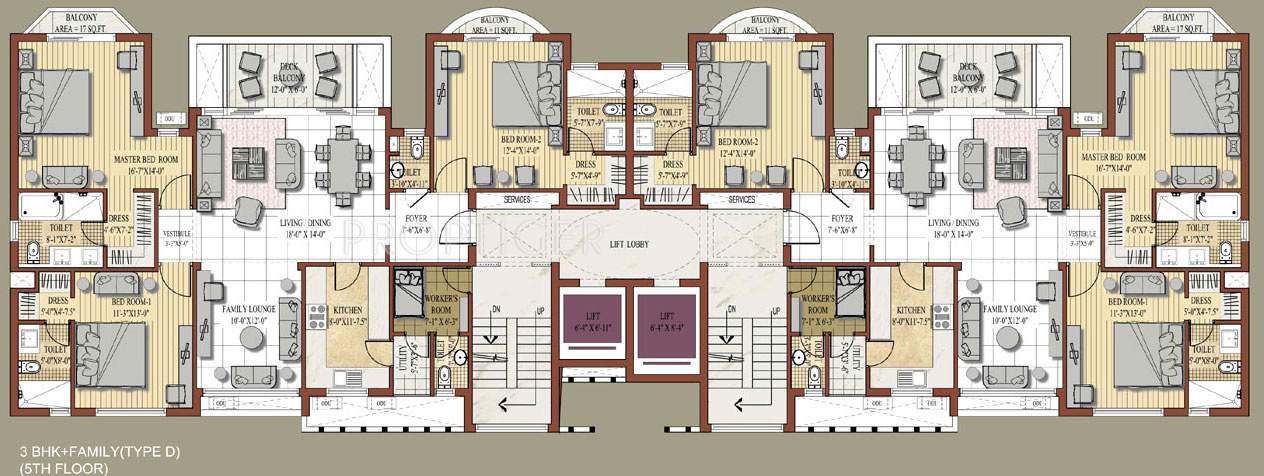 Images for Cluster Plan of Jaypee Knights Court
