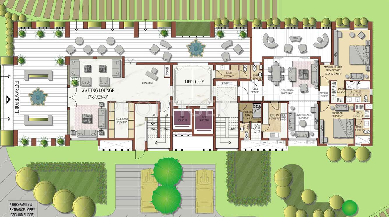 Images for Cluster Plan of Jaypee Knights Court