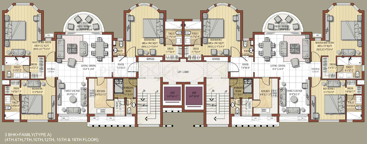 Images for Cluster Plan of Jaypee Knights Court