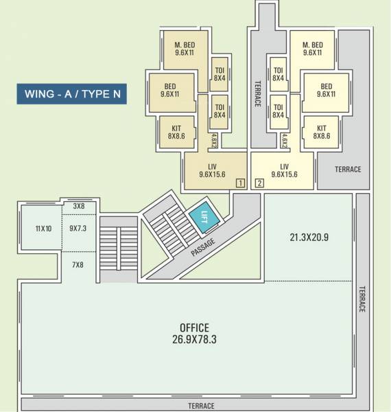 Images for Cluster Plan of Agarwal Glory