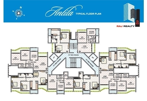  antila Tower A Cluster Plan