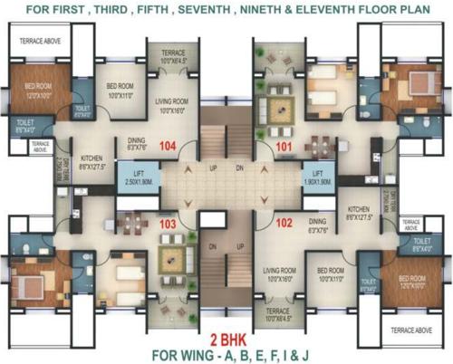 Images for Cluster Plan of Rohan Silver Gardenia Images for Cluster Plan of Rohan Silver Gardenia