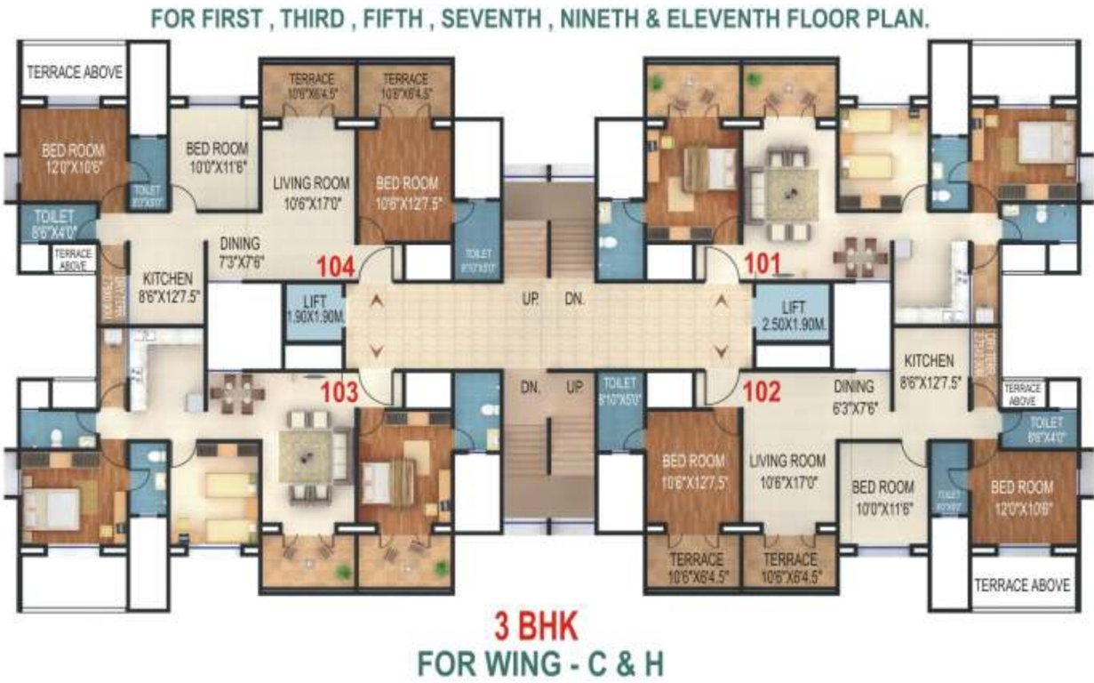 Images for Cluster Plan of Rohan Silver Gardenia