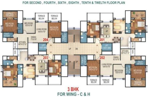 Images for Cluster Plan of Rohan Silver Gardenia Images for Cluster Plan of Rohan Silver Gardenia