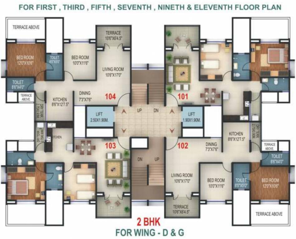 Images for Cluster Plan of Rohan Silver Gardenia
