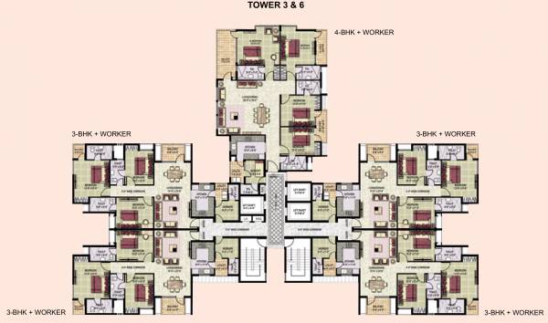 Tower-D3 Cluster Plan klassic-heights Tower-D3 Cluster Plan