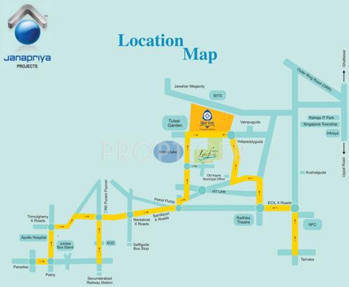  silver-crest Images for Location Plan of Janapriya Silver Crest