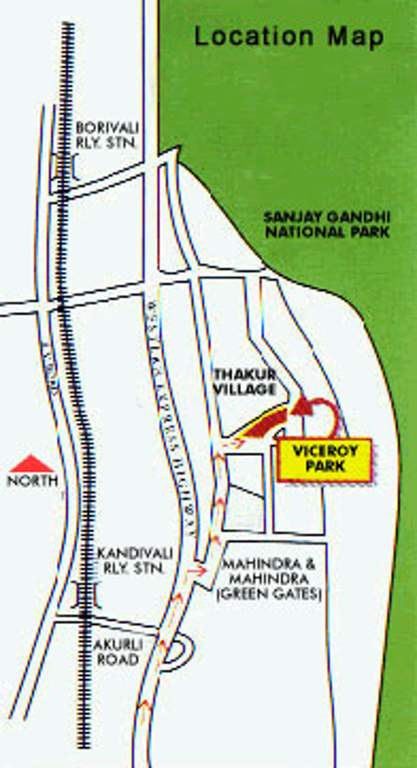Images for Location Plan of Bombay Real Estate Viceroy Park