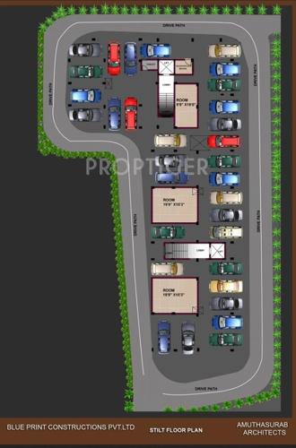 Images for Cluster Plan of Blue Print Woodsville Apartment