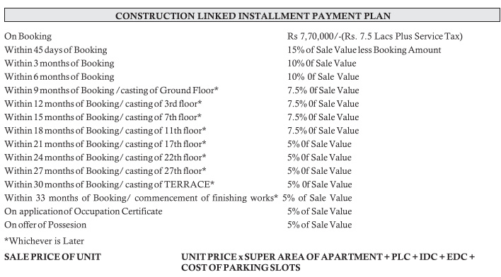 the-primus Construction Linked Payment (CLP) Payment Plan