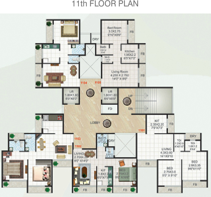 Images for Cluster Plan of Devkrupa Dev Aashirwad