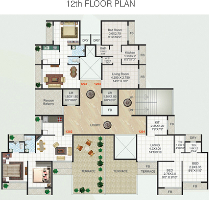 Images for Cluster Plan of Devkrupa Dev Aashirwad