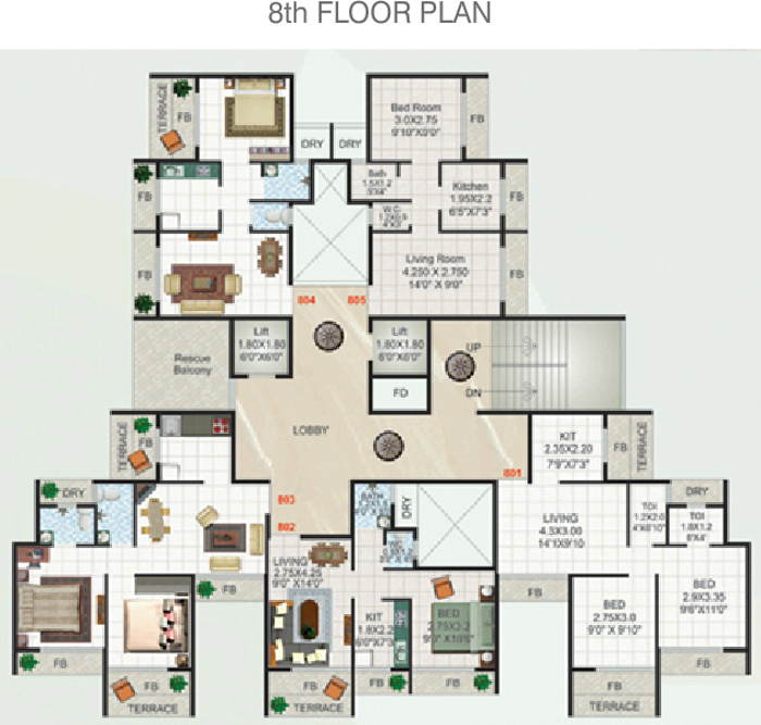 Images for Cluster Plan of Devkrupa Dev Aashirwad