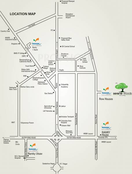 Images for Location Plan of Ramky Group Serene Woods