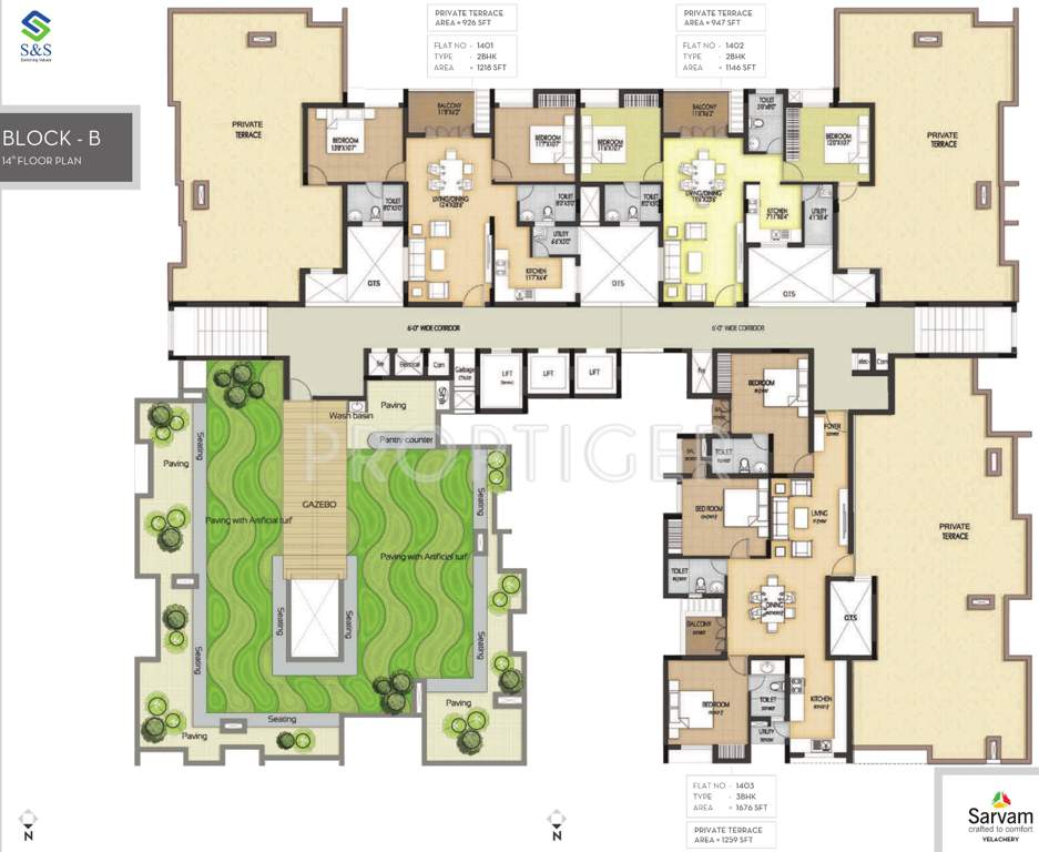 Images for Cluster Plan of S and S Sarvam Apartments