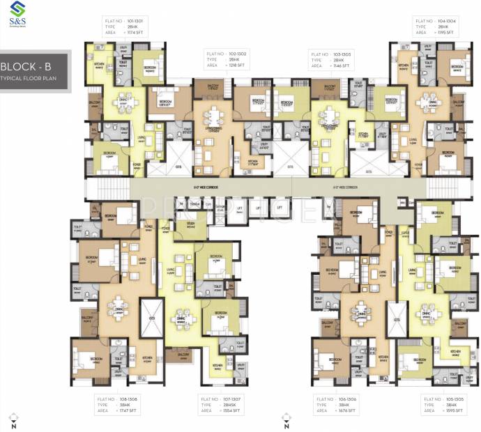 Images for Cluster Plan of S and S Sarvam Apartments