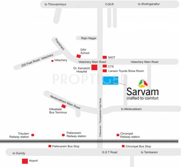 Images for Location Plan of S and S Sarvam Apartments Images for Location Plan of S and S Sarvam Apartments